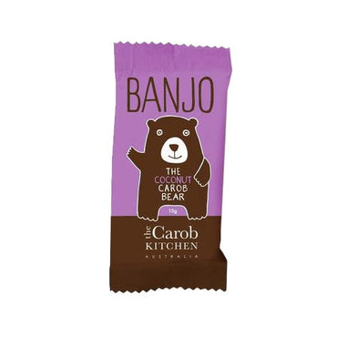 The Carob Kitchen Banjo The Coconut Carob Bear  15g
